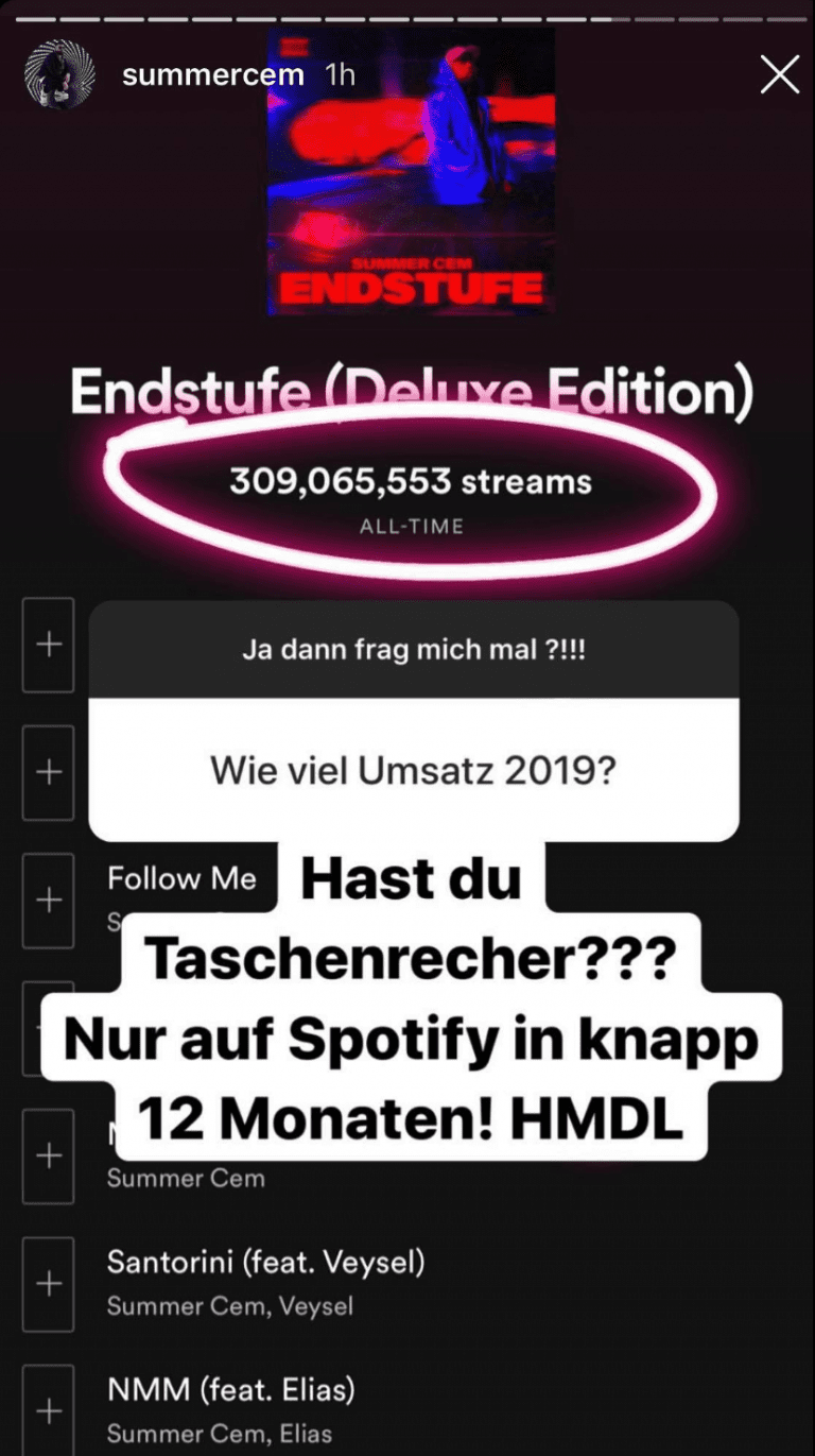 Summer Cem spricht über seinen Umsatz im letzten Jahr - Raptastisch