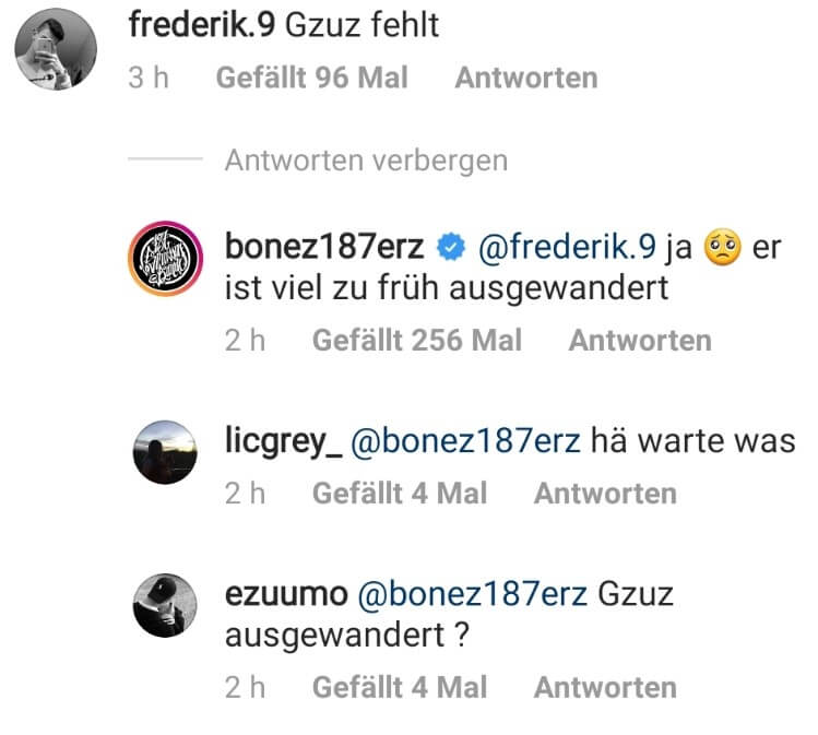 Bonez MC via Instagram