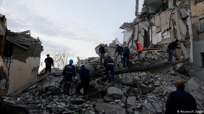 albanien erdbeben