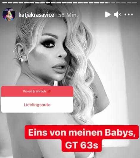 Katja Krasavice via Instagram Story