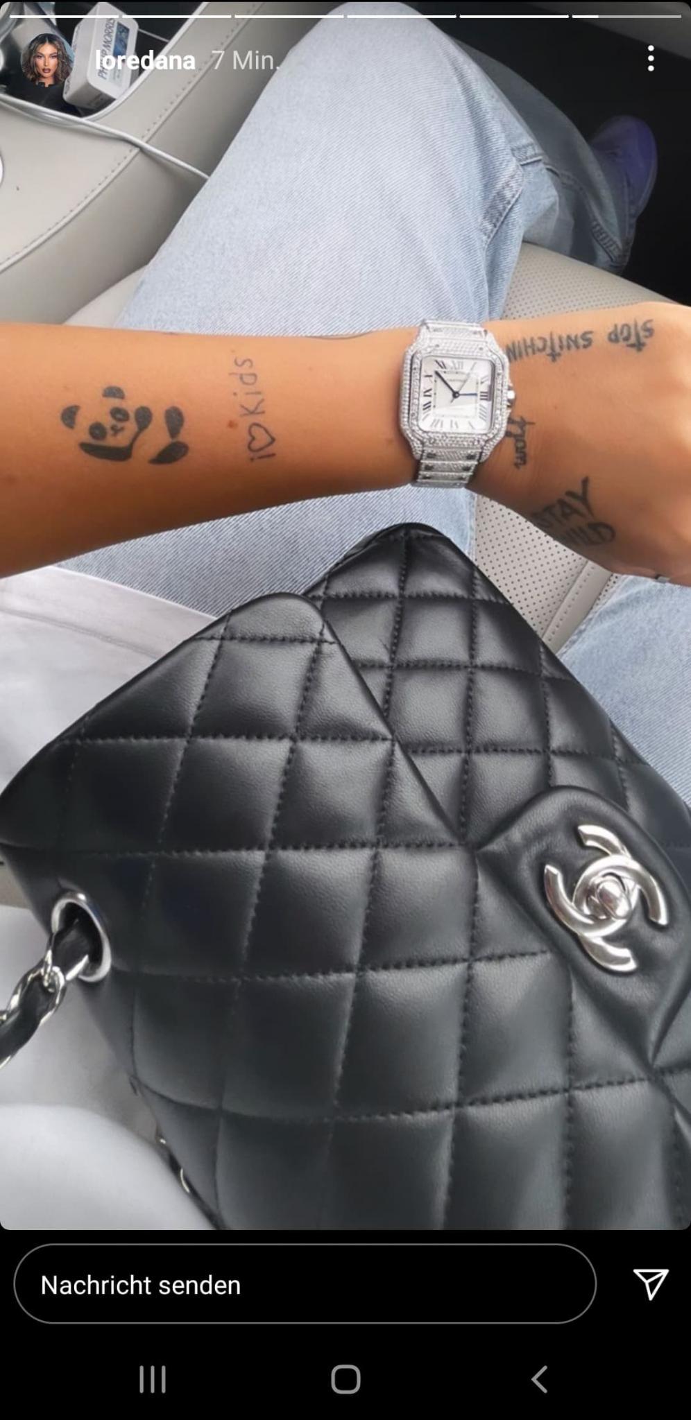 Loredana präsentiert ihr Tattoo Nummer 22 Raptastisch