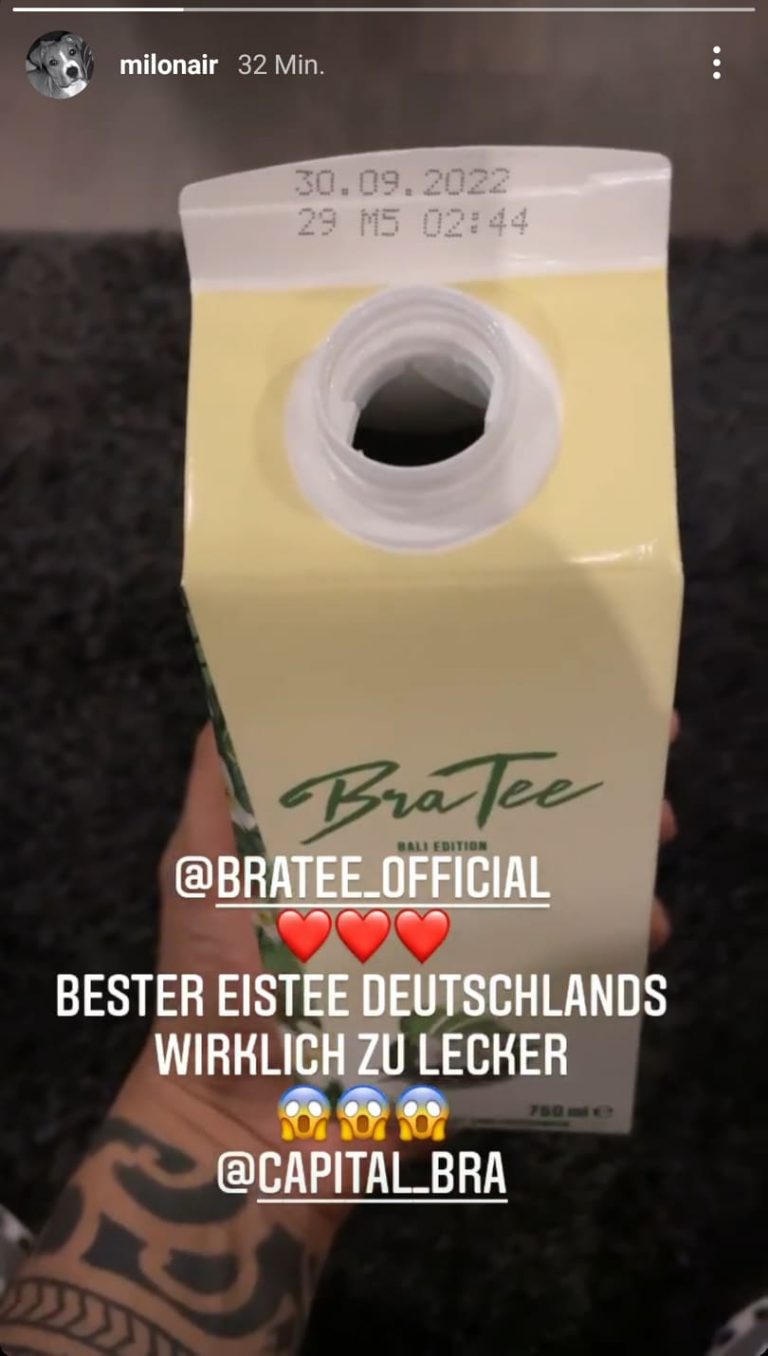 Nach Eistee-Launch von Shirin David - "BraTee ist der beste Eistee
