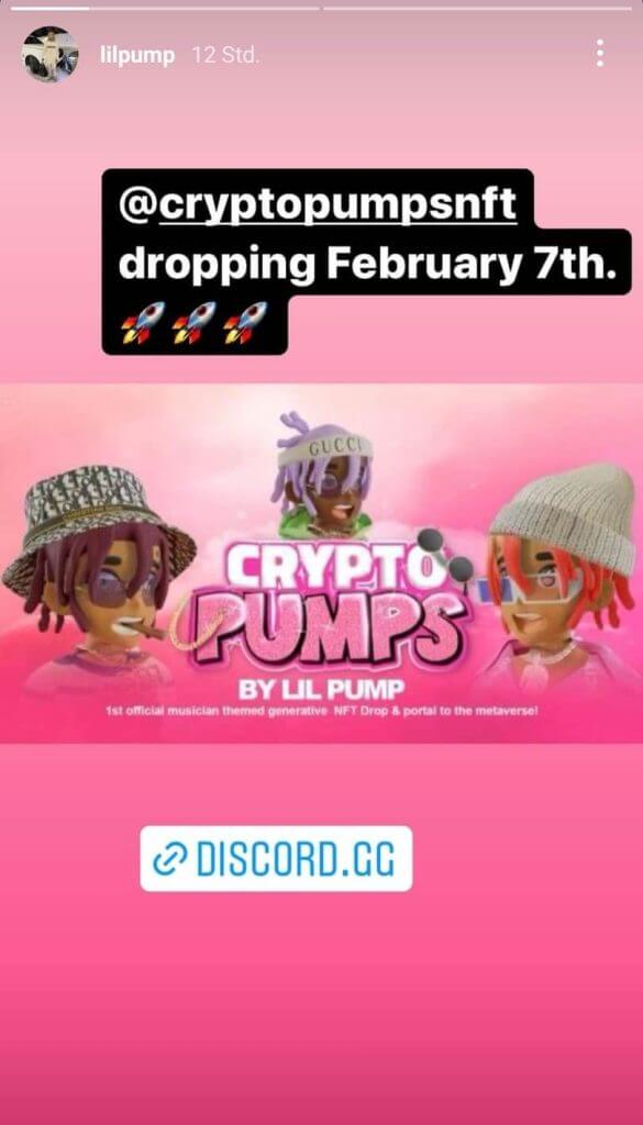 Lil Pump via Instagram Story