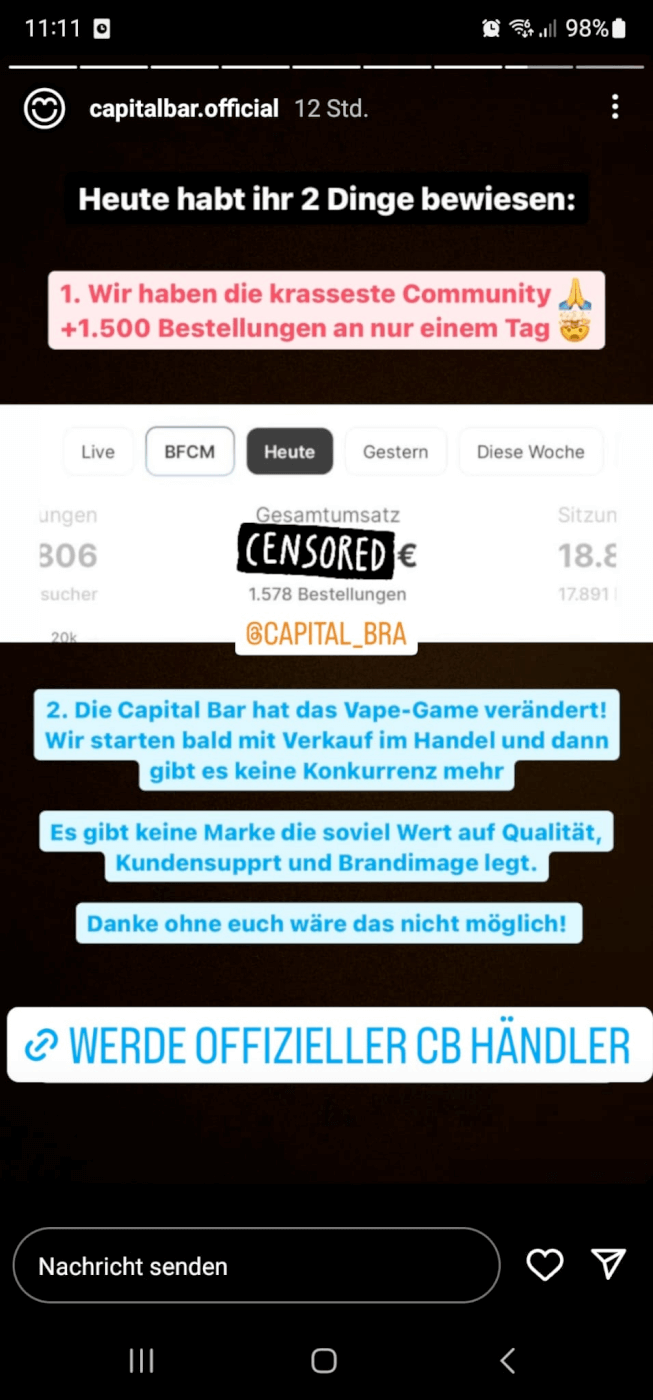 Capital Bra via Instagram