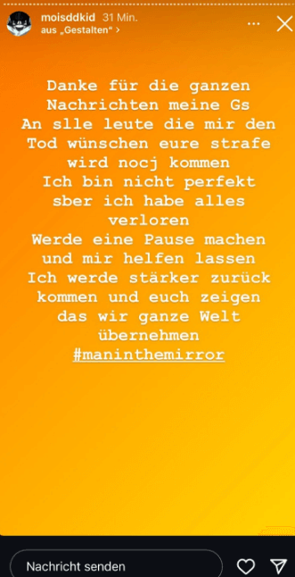 Mois zieht sich zurück