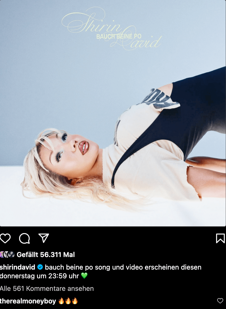 Money Boy kommentiert bei Shirin David