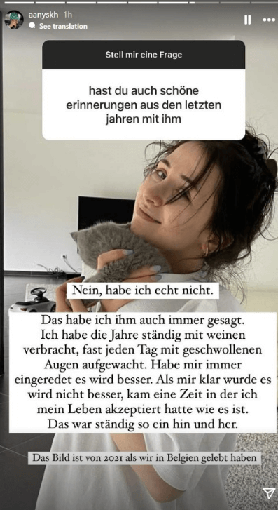 Anis über Ehe mit Mois