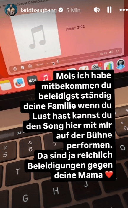 Farid Bang mit Angebot für Mois