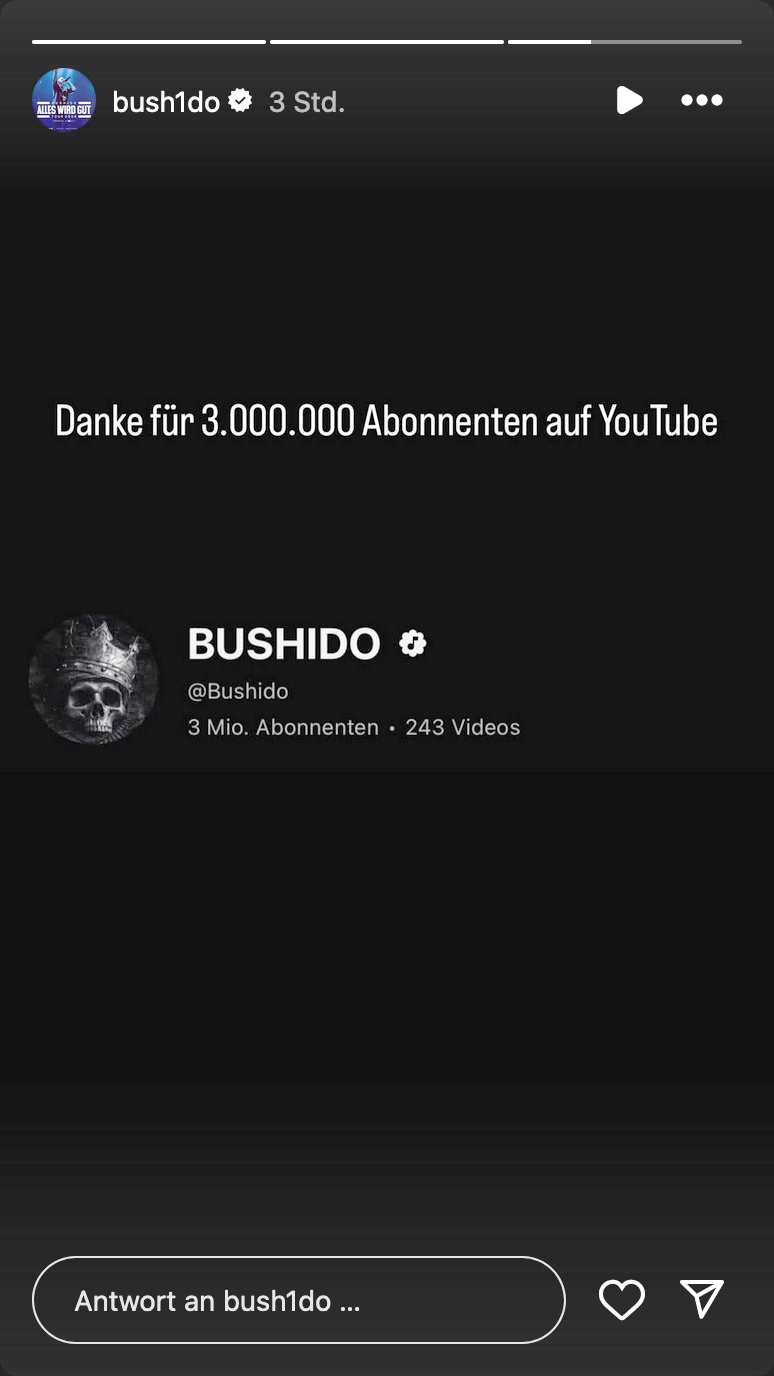 Bushido via Instagram