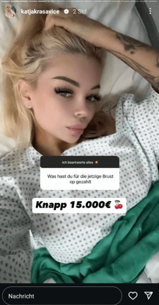 Katja Krasavice offenbart OP-Kosten