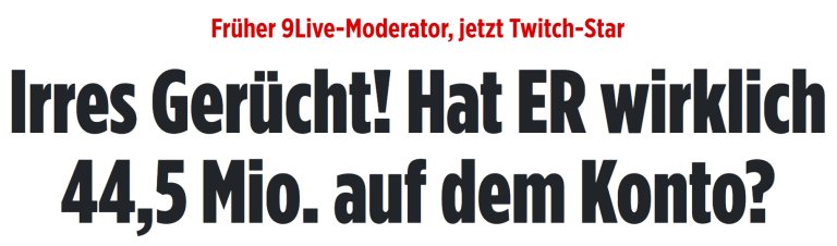 9Live-Moderator - Max Schradin enthüllt, wie viel Geld er als Twitch ...