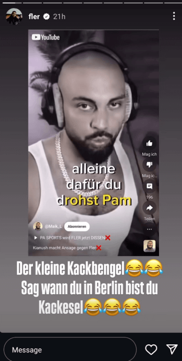 Fler reagiert auf Kianush Ansage