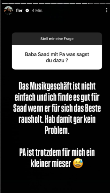 Fler via Instagram Story