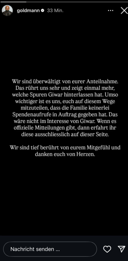 Xatar's Familie über Fake-Spendenaufrufe