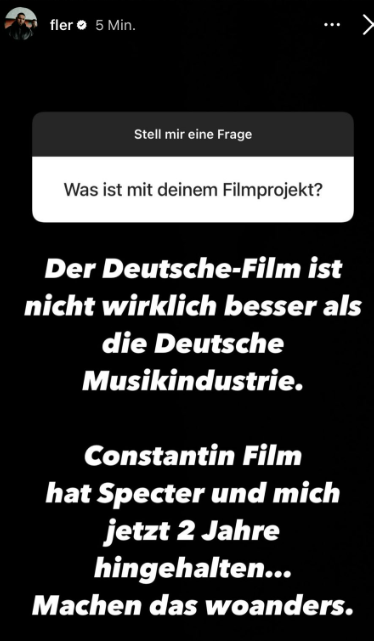 Fler via Instagram Story