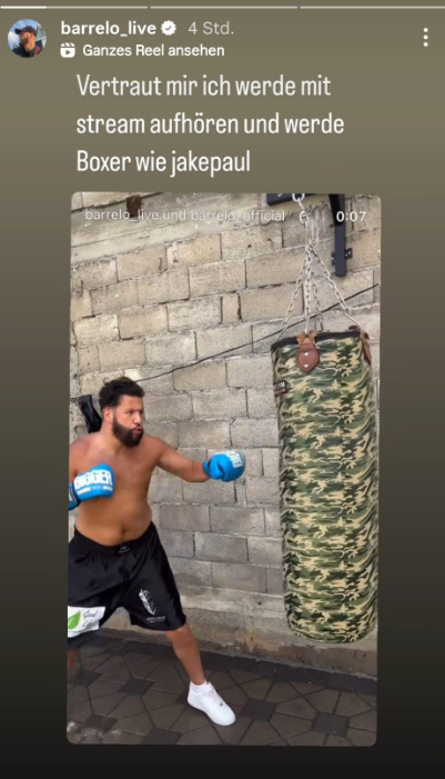 Barrelo via Instagram Story