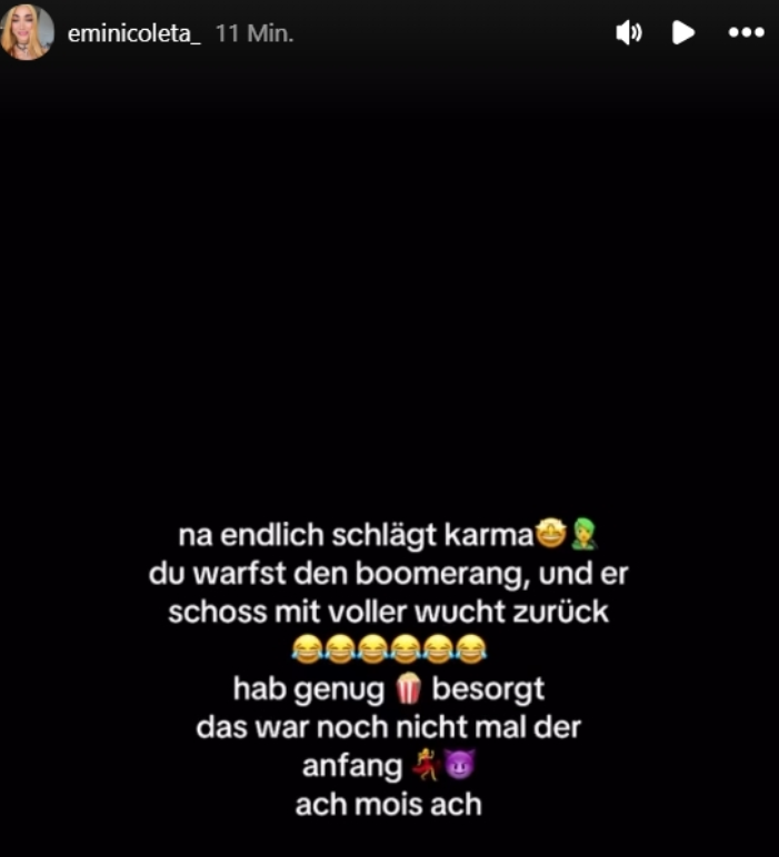 Emine via Instagram Story