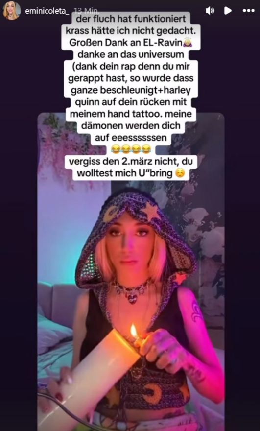 Emine via Instagram Story