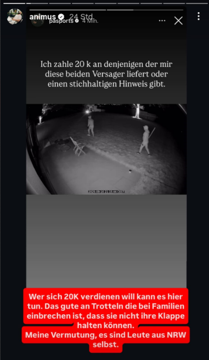Animus via Instagram-Story