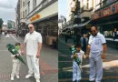 Emotional – Celo stellt Kindheitsfoto seines Vaters mit seinem eigenen Sohn nach