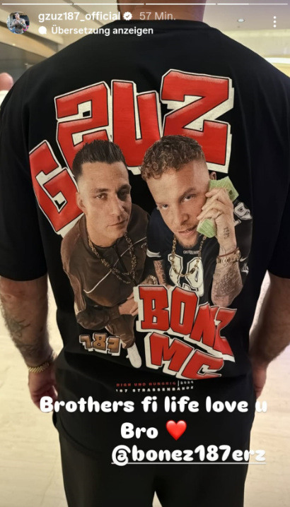 Gzuz via Instagram Story