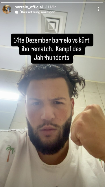 Barrelo Rematch gegen Kürt Ibo