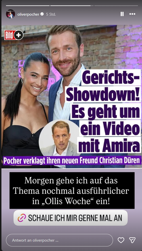 Oliver Pocher via Instagram-Story