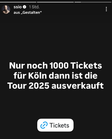 SSIO via Instagram-Story