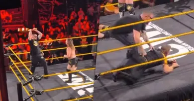 Silla stürmt in den Ring und schlägt Profi-Wrestler mit Gitarre K.O.