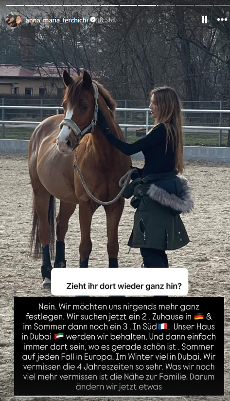 Anna Maria via Instagram-Story