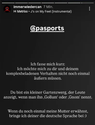 Yakary via Instagram Story