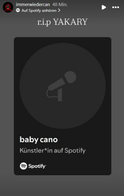 Yakary via Instagram-Story