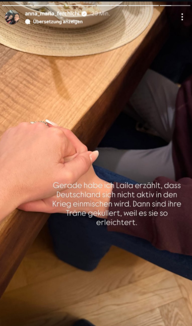 Anna-Maria via Instagram-Story