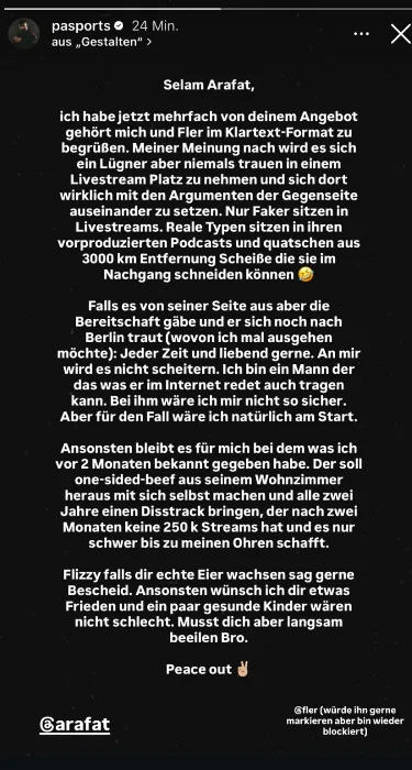 PA Sports via Instagram-Story