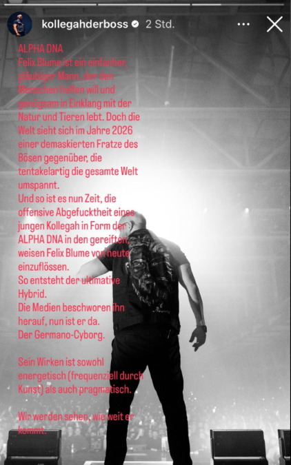 Kollegah via Instagram Story