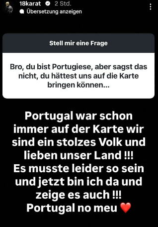 18 Karat via Instagram-Story