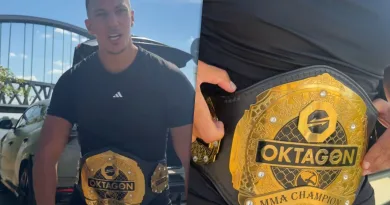 Nach Schlägerei bei Oktagon MMA – Farid Bang hat den geklauten Champion-Gürtel Nach Schlägerei bei Oktagon MMA – Farid Bang hat den geklauten Champion-Gürtel
