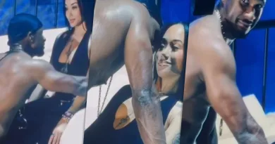 Beim Konzert – Fan wird von der Bühne geschmissen, weil sie Usher intimen Tanz verweigert Beim Konzert – Fan wird von der Bühne geschmissen, weil sie Usher intimen Tanz verweigert