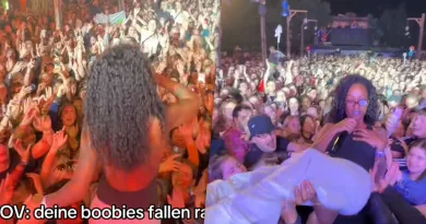 Krasser Fail – Nura fallen beim Stage Dive die Brüste aus dem Oberteil