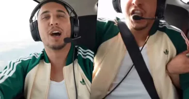 Sero el Mero denkt während Musikvideo-Dreh, dass sein Flugzeug abstürzt
